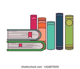 Group of books and hand design