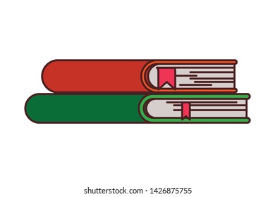 Group of books and hand design