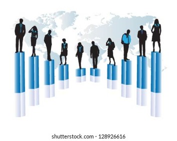 A group of business people.