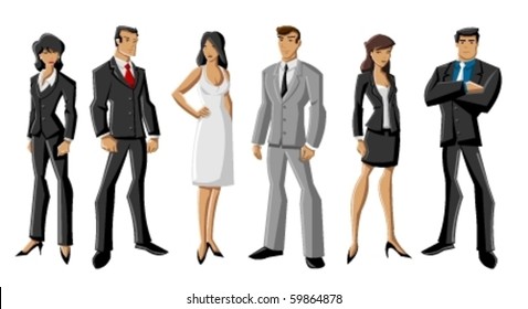 group of business people