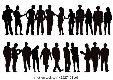 group of business people silhouette