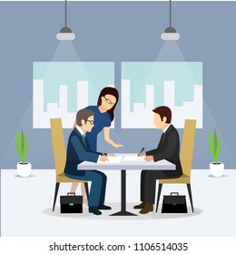 Group of Business People vector