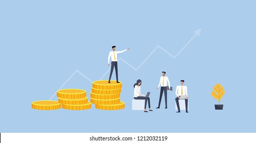 group   business team  meeting  with finance graph concept
 - Shutterstock ID 1212032119