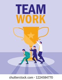 group of businessmen avatar character
