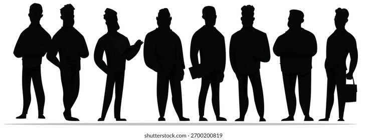 grupo de personagens de negócios design