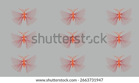 a group of butterfly in nature