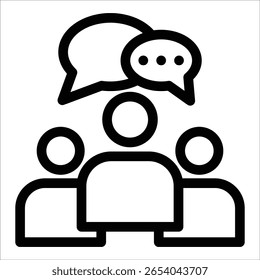 Group Chat Icon Element For Design