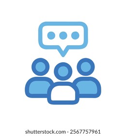 Group Chat Icon for Social Interaction