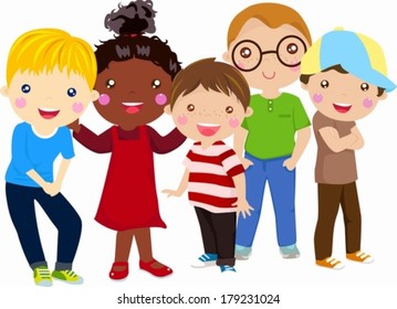 Group of children
