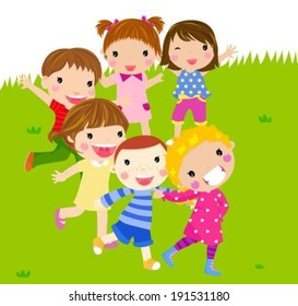 Group of children