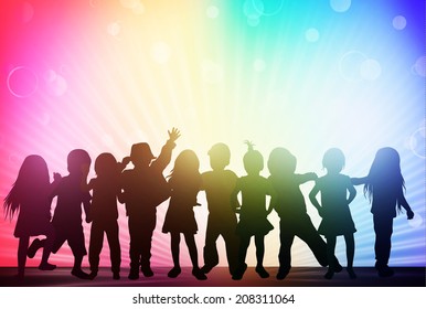 Grupo de niños