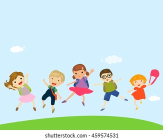 Group of children