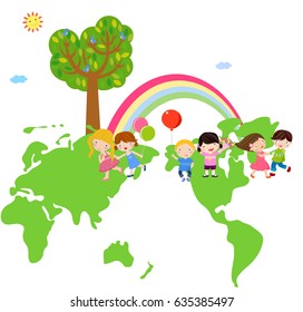 Grupo de niños