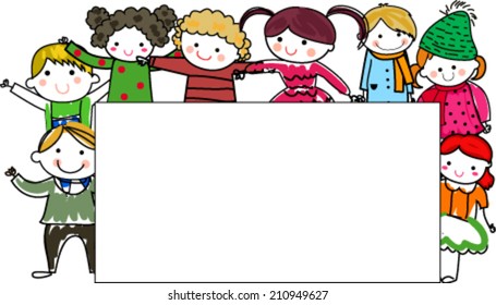 Kids Frame Stock Vector (Royalty Free) 168074015 | Shutterstock