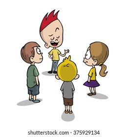 子供 会話 のイラスト素材 画像 ベクター画像 Shutterstock