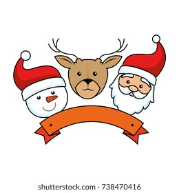 group of Christmas characters