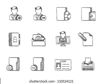 Group Collaboration Icon Series In Sketch