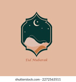 group collection of style Ramadan, Modern eid Mubarak for greeting cards design,islamic icon like moon,star, mosque