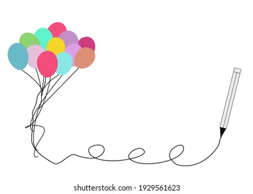 Group of colorful balloon.Isolate on white background.