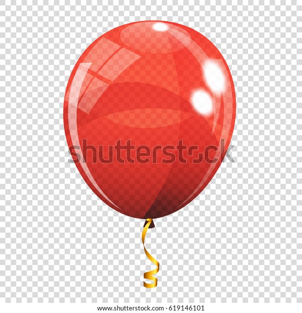 Group Colour Glossy Helium Balloons Isolated Stock Vector Royalty Free