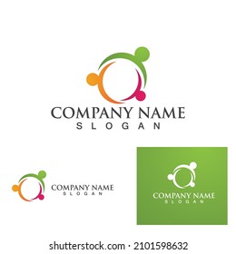 Group Community, network and social icon design template