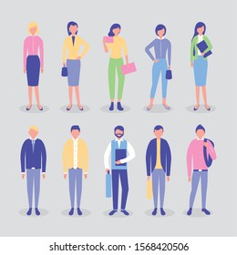 group of community people characters vector illustration design