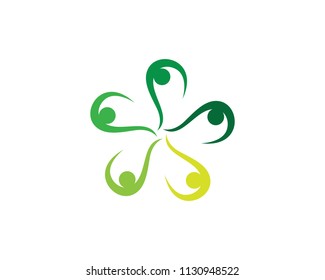 Group community team people logo and symbols 