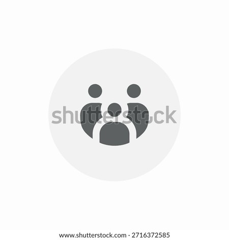 group conversation icon sign vector