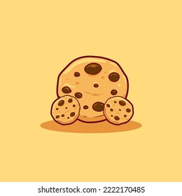 group of cookies illustration vector