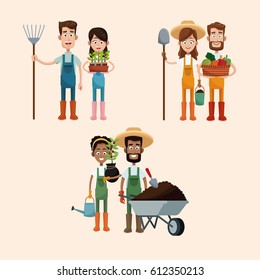 imagen de un grupo de agricultores