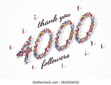 group,  crowd,  thank,  background,  people,  social,  follower,  you,  network,  media,  anniversary,  illustration,  congratulation,  card,  celebration,  community,  like,  post,  number,  symbol, 