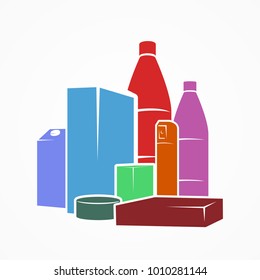 Group of different goods