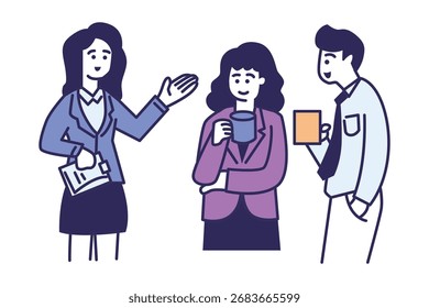 Diseño de Ilustración vectorial de discusión grupal