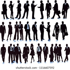 130,974 Silhouettes of people in suits Images, Stock Photos & Vectors ...