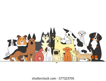 Group of dogs