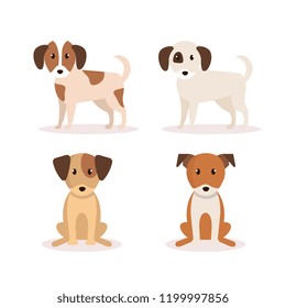 group of dogs icons