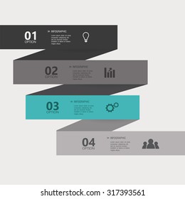 Group of elegant brochures with text and icons