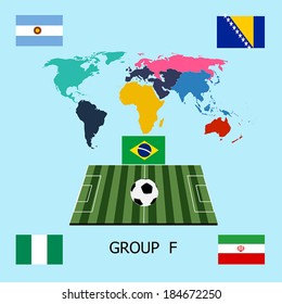 Group F - Argentina, Bosnia and Herzegovina, Iran, Nigeria 