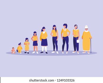 group of family members characters