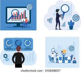 Grupo de análisis de empresas planas
