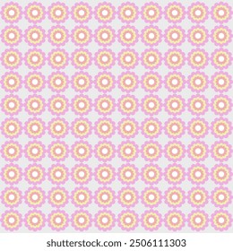 Group flower pattern and backglound,pastel colour
