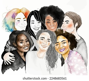 A group of friends bonded by their diversity, positive imagery and underlying dynamics. A powerful symbol of uniqueness.