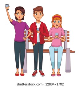 group of friends cartoon