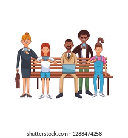 group of friends cartoon
