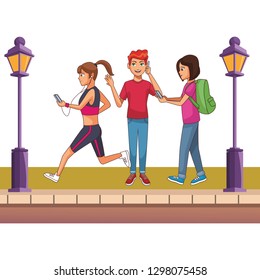 group of friends cartoon