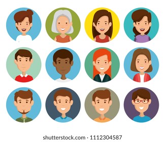group of friends characters
