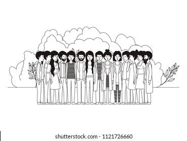 group of friends characters
