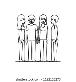 group of friends characters