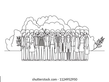 group of friends characters