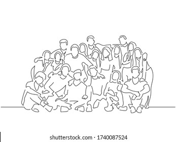 72,734 Friends Line Drawing Images, Stock Photos & Vectors | Shutterstock